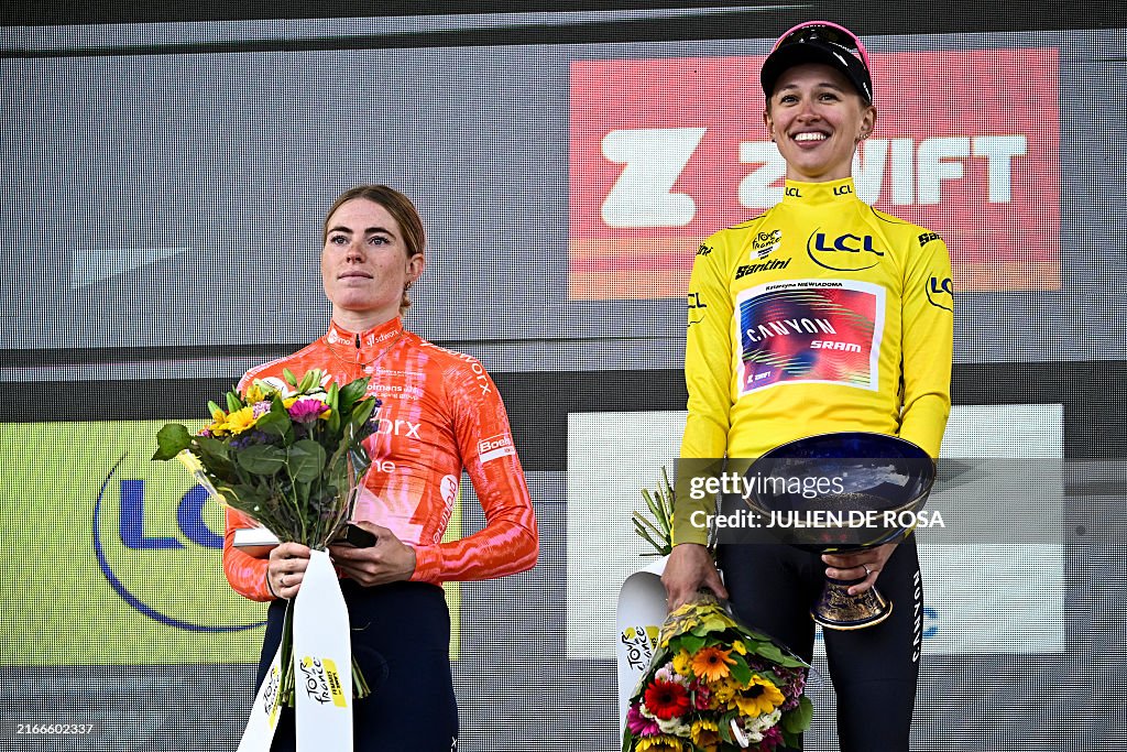 CYCLING-TDF-2024-WOMEN-STAGE8-PODIUM