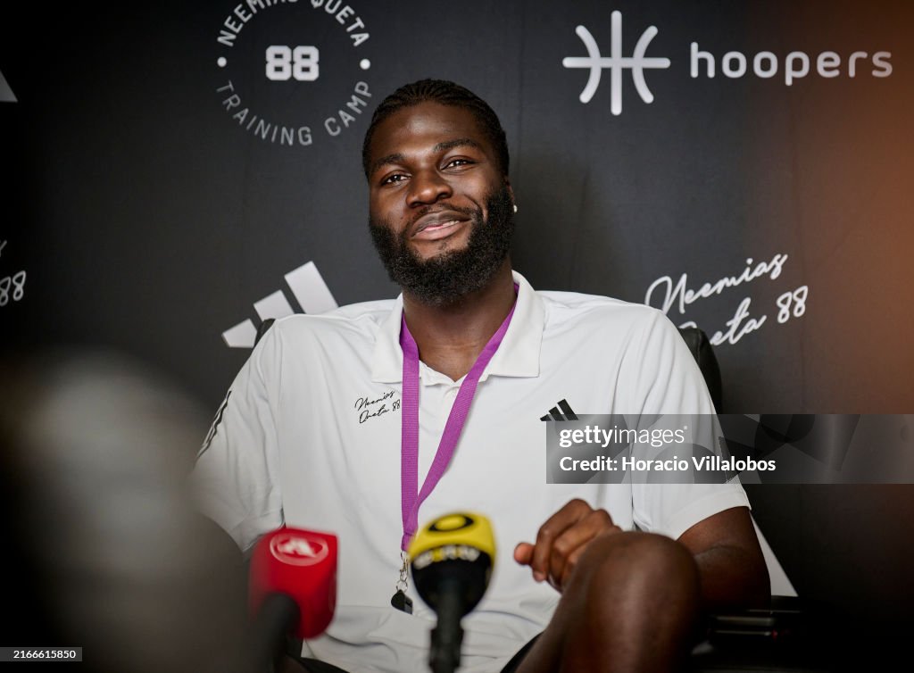 Neemias Queta Training Camp For Young Basketball Players