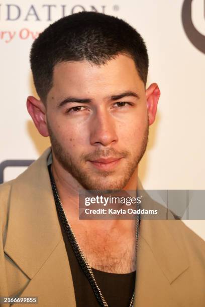 Nick Jonas attends the Los Angeles premiere of "The Good Half" at Saban Theatre on August 13, 2024 in Beverly Hills, California.