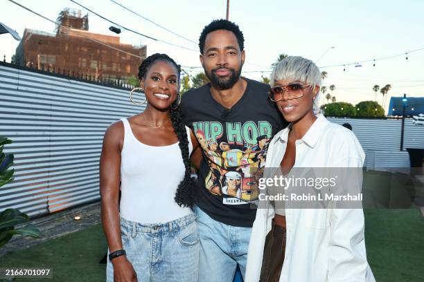 Lisa Rae Ellis Issa Rae, Jay Ellis and Yvonne Orji attend