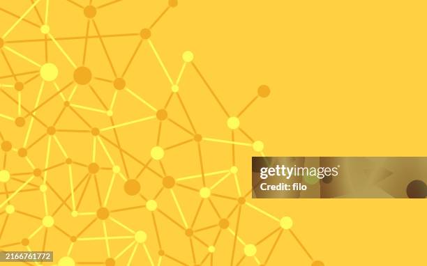 interconnected grid artificial intelligence abstract background - aerospace industry stock illustrations
