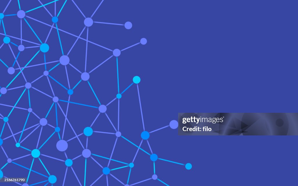 Tech Grid Artificial Intelligence Abstract Background High-Res Vector ...