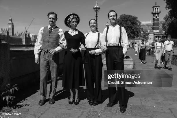 Ladha Ricce Tom Byrne, Safeena Ladha, Maddie Rice and Eugene McCoy attend the ...