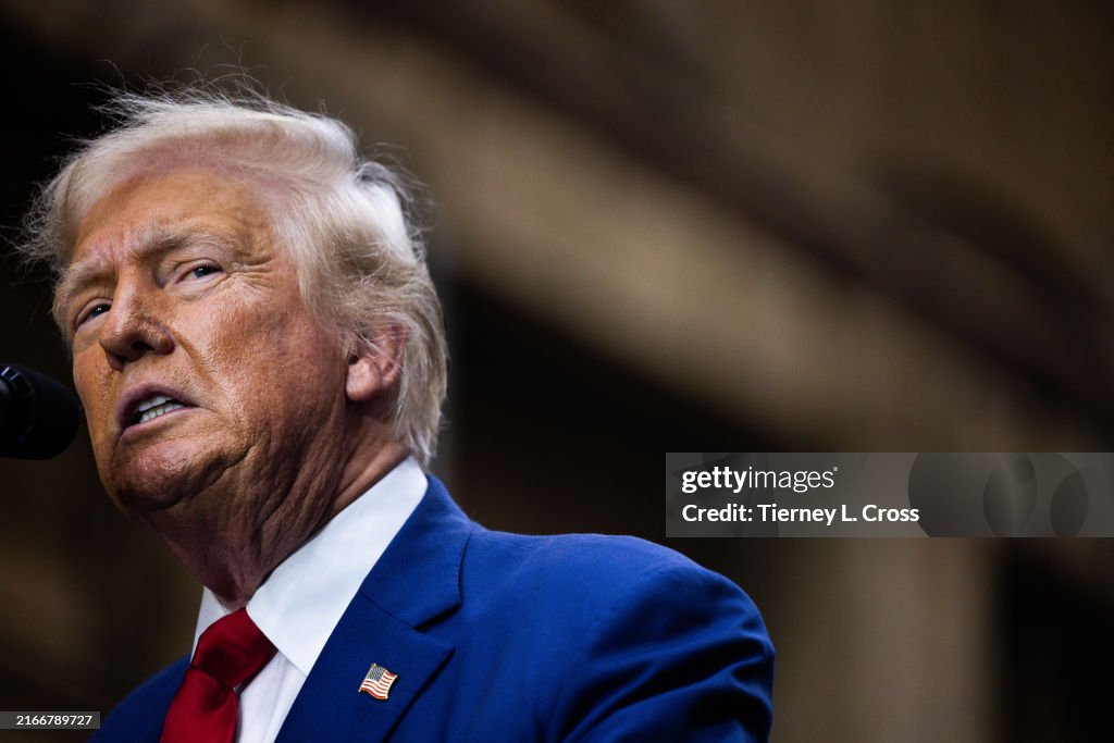 Republican Presidential Candidate Donald Trump Holds Rally In York, Pennsylvania