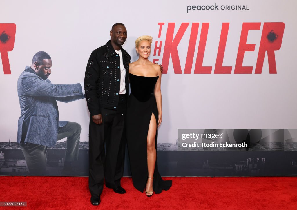 Emmanuel Sy Omar Sy and Nathalie Emmanuel attend the Los Angeles premiere of ...