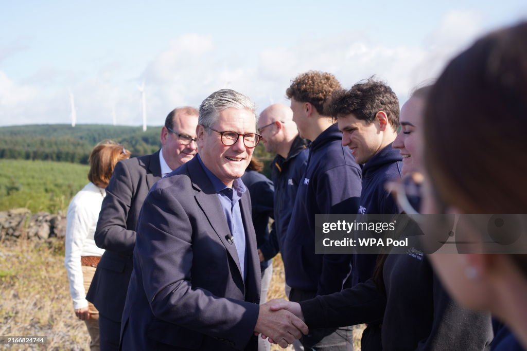Keir Starmer Visits Clean Energy Site In Pencader