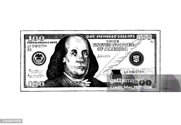 56 Cartoon 100 Dollar Bill Stock Photos, High-Res Pictures, and Images ...