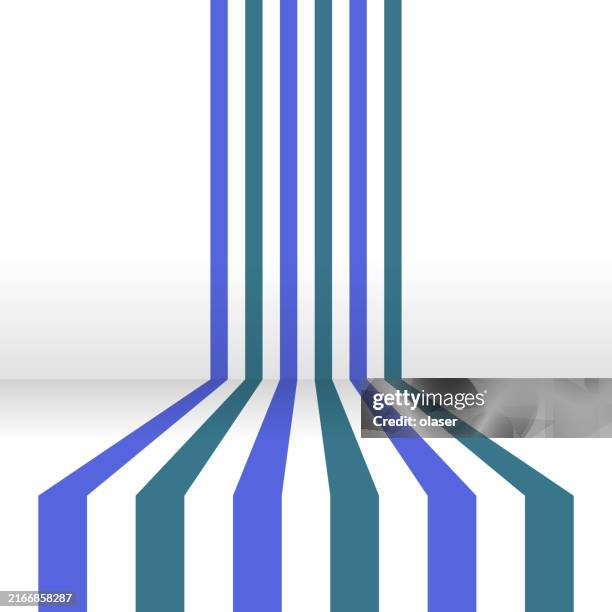 parallel stripes, passing a corner - wall corner stock illustrations