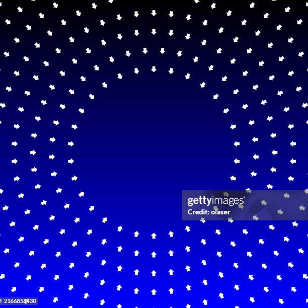 solid arrows pattern in concentric circles, pointing inwards. - people solid background stock illustrations