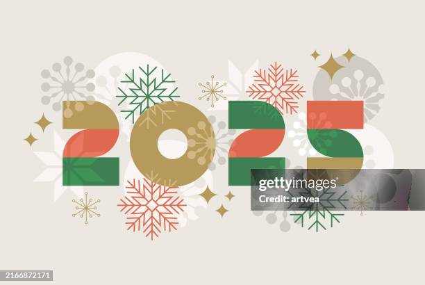 bildbanksillustrationer, clip art samt tecknat material och ikoner med happy new year 2025, poster, banner and card design - nyårsafton