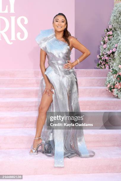 Ashley Park attends premiere of Netflix's "Emily In Paris" Season 4 Part 1 at The Egyptian Theatre Hollywood on August 14, 2024 in Los Angeles,...