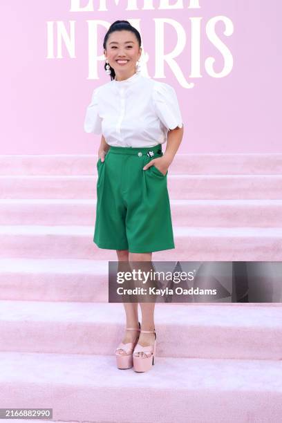 Sherry Cola attends premiere of Netflix's "Emily In Paris" Season 4 Part 1 at The Egyptian Theatre Hollywood on August 14, 2024 in Los Angeles,...