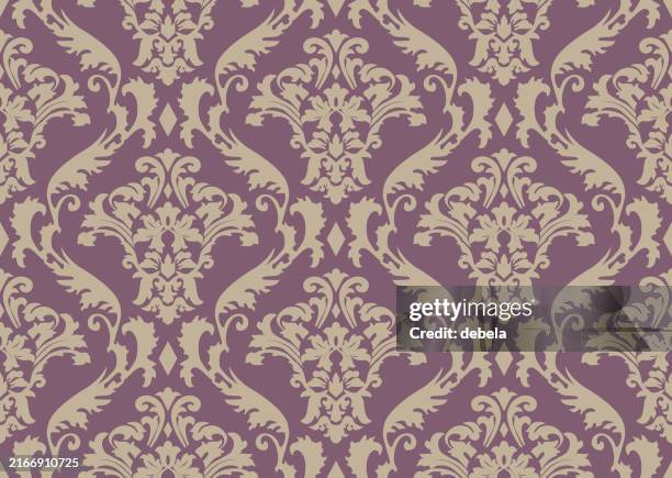 105 Purple Damask Stock Photos, High-Res Pictures, and Images - Getty ...