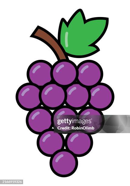 grapes icon - grape stock illustrations