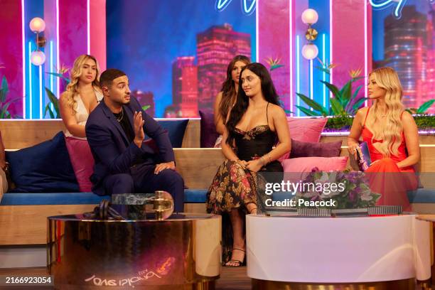 Reunion" Episode 637 -- Pictured: Andrea Carmona, Miguel Harichi, Daniela Ortiz Rivera, Leah Kateb, Ariana Madix --