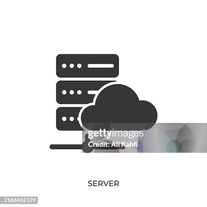 Server glyph solid icon. Solid icon that can be applied anywhere, simple, pixel perfect and modern style Server glyph solid icon. Solid icon that can be applied anywhere, simple, pixel perfect and modern style