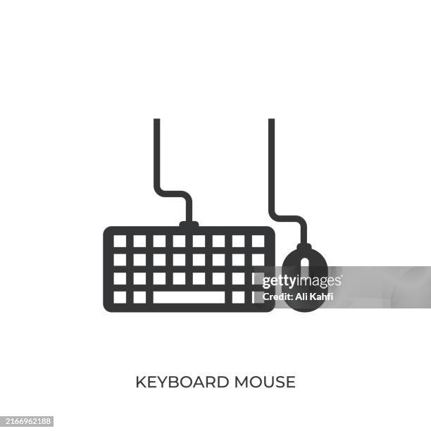 ilustrações de stock, clip art, desenhos animados e ícones de keyboard mouse glyph solid icon. solid icon that can be applied anywhere, simple, pixel perfect and modern style - instrumento musical de tecla