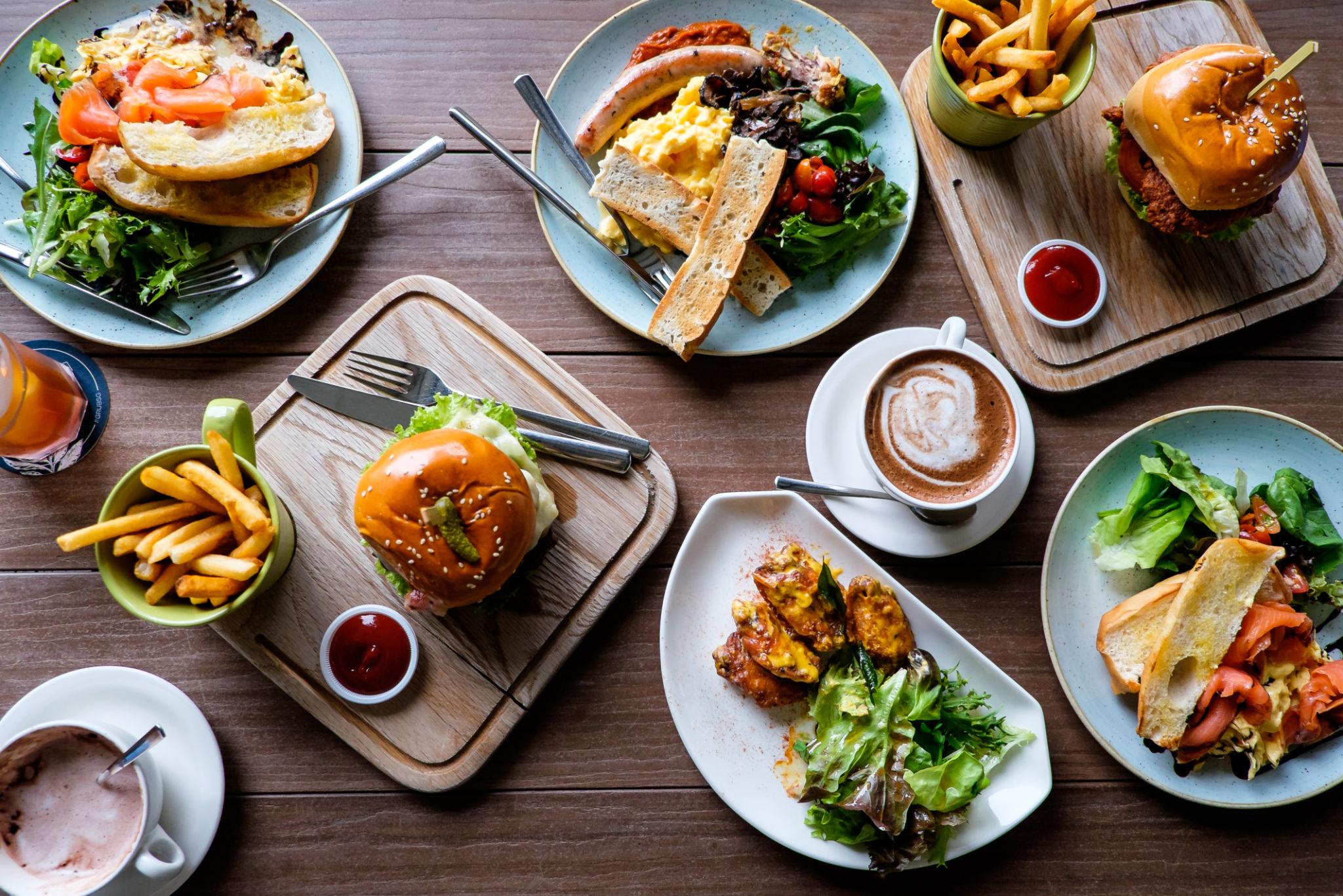 delicious cafe food