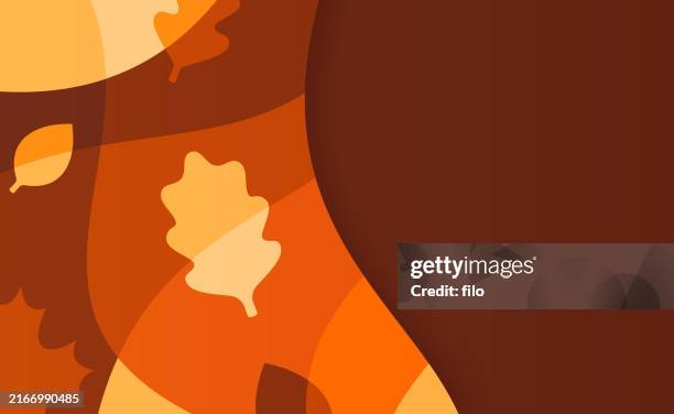 autumn leaf fall background edge design - maple leaf pattern stock illustrations