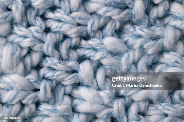 blue knitted wool texture background - stickad bildbanksfoton och bilder