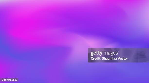 bildbanksillustrationer, clip art samt tecknat material och ikoner med abstract blurred blue gradient fluid vector background design wallpaper template with dynamic color, waves, and blend. futuristic modern backdrop design for business, presentation, ads, banner - purpurfärgad bakgrund