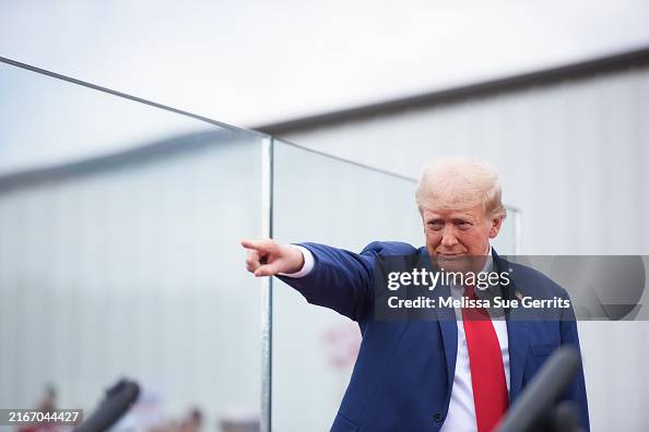 Republican Presidential Candidate Donald Trump Holds Rally In Asheboro, North Carolina Republican Presidential Candidate Donald Trump Holds Rally In Asheboro, North Carolina