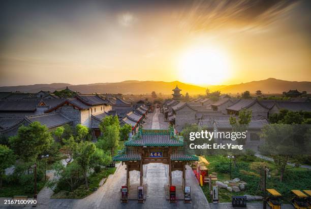 chinese traditional ancient town - han dynasty stock pictures, royalty-free photos & images