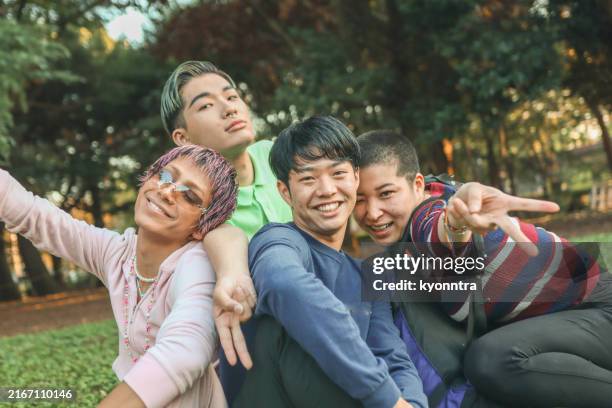 portrait of happy diverse young people - iranian people stock pictures, royalty-free photos & images