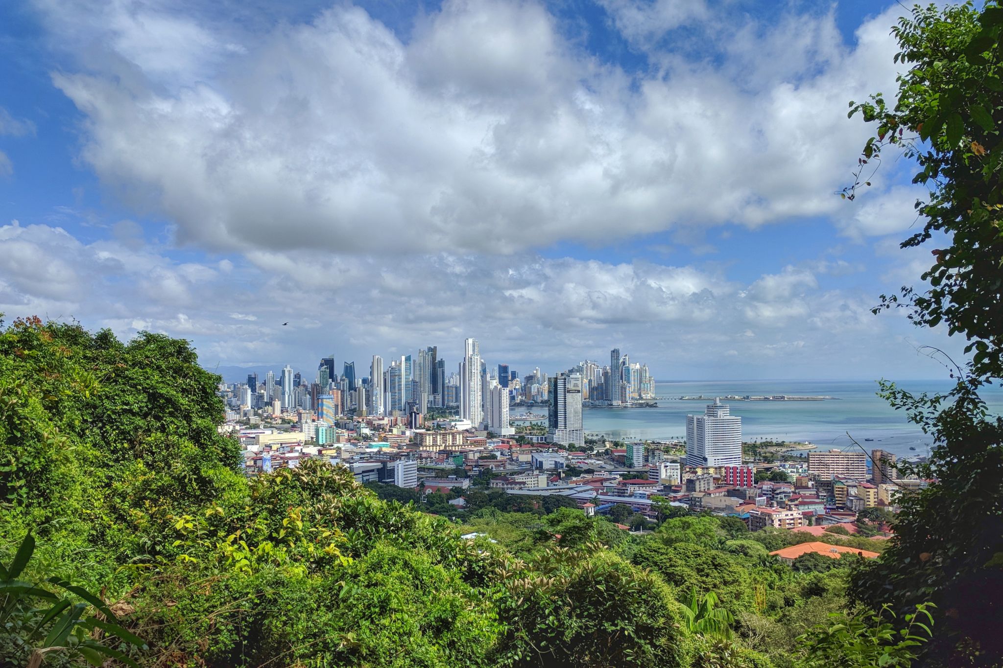 Panoramic View Of City Against Sky Panoramic View Of City Against Sky