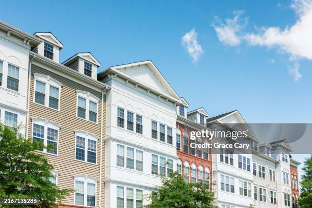 multifamily building in residential district - housing problems stock pictures, royalty-free photos & images