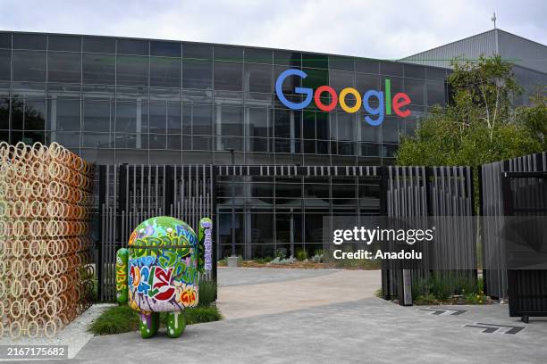 View of Google Headquarters in Mountain View, California, United States on August 22, 2024.