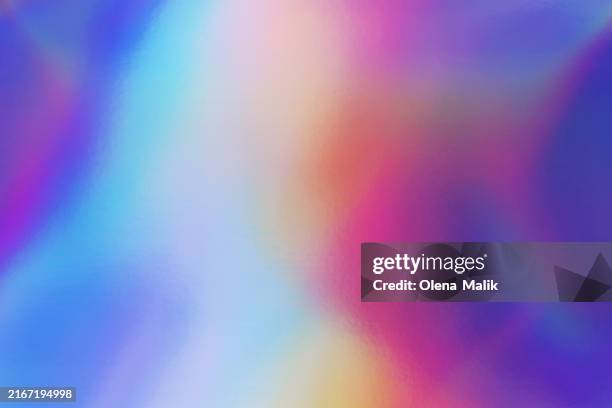 abstract ethereal holographic background - changer de couleur photos et images de collection