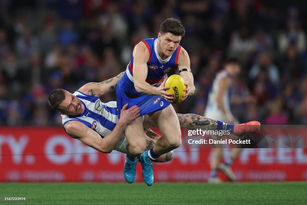 AFL Rd 23 - Western Bulldogs v North Melbourne