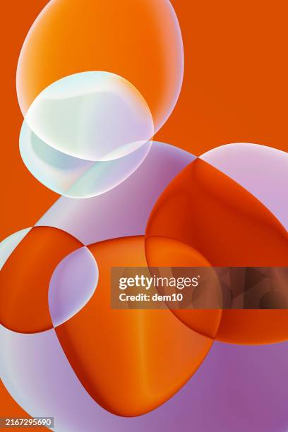abstract geometric translucent shape backgrounds - mathematically generated pattern stock illustrations