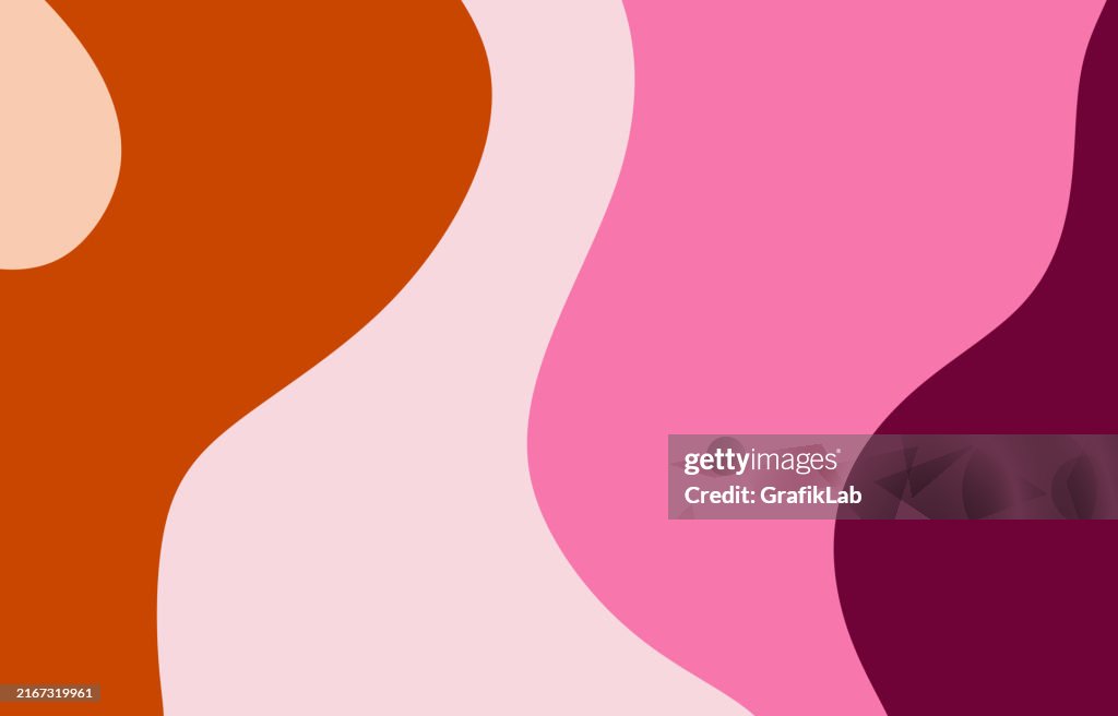 Vibrant Abstract Art with Organic Color Waves