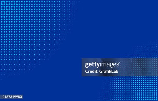 Abstract Blue Halftone Background With Gradient Dots Pattern Abstract Blue Halftone Background With Gradient Dots Pattern