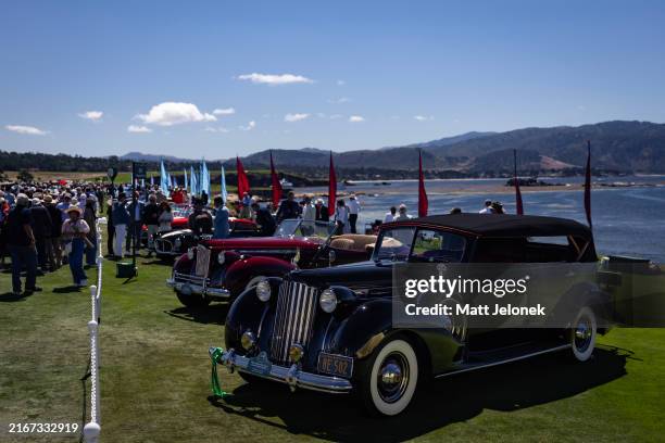 General view at Pebble Beach Concours d'Elegance on August 18, 2024 in Monterey, California. Since 1950, the annual Pebble Beach Concours d'Elegance...