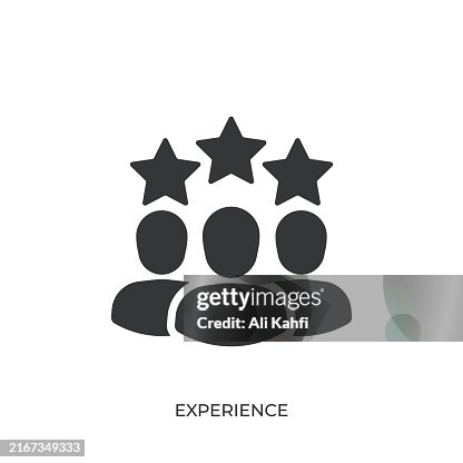 Experience glyph solid icon. Solid icon that can be applied anywhere, simple, pixel perfect and modern style Experience glyph solid icon. Solid icon that can be applied anywhere, simple, pixel perfect and modern style