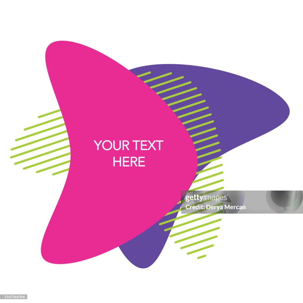 Rounded Creative Abstract Shapes Rectangle Form Stock Illustration High ...