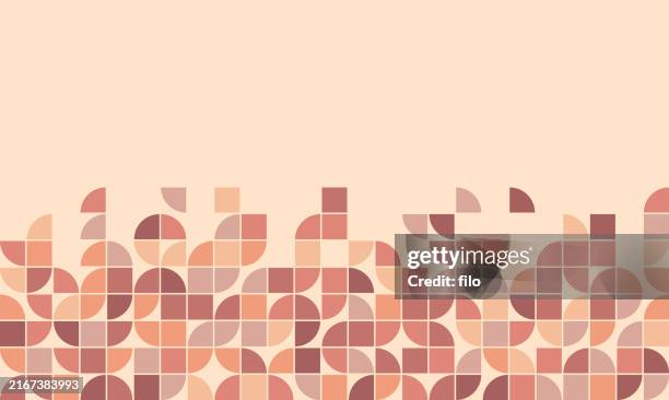 Mosaic Blocks Abstract Background Edge Frame Pattern High-Res Vector ...