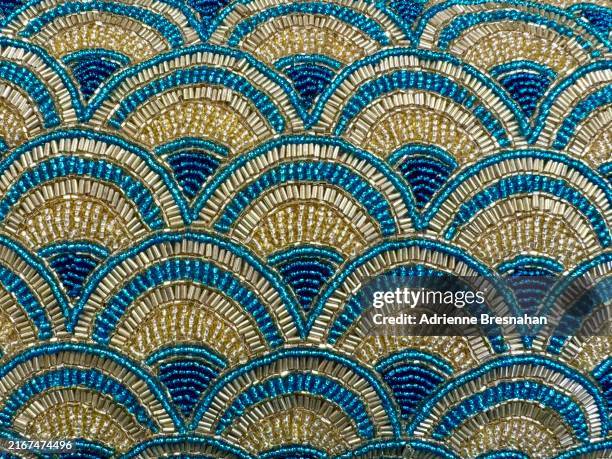 beaded crescent pattern - tribal pattern art deco stock pictures, royalty-free photos & images