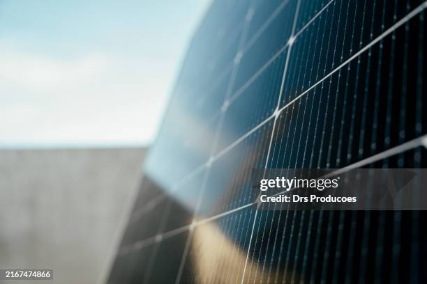 solar panel detail - solar panel stock pictures, royalty-free photos & images