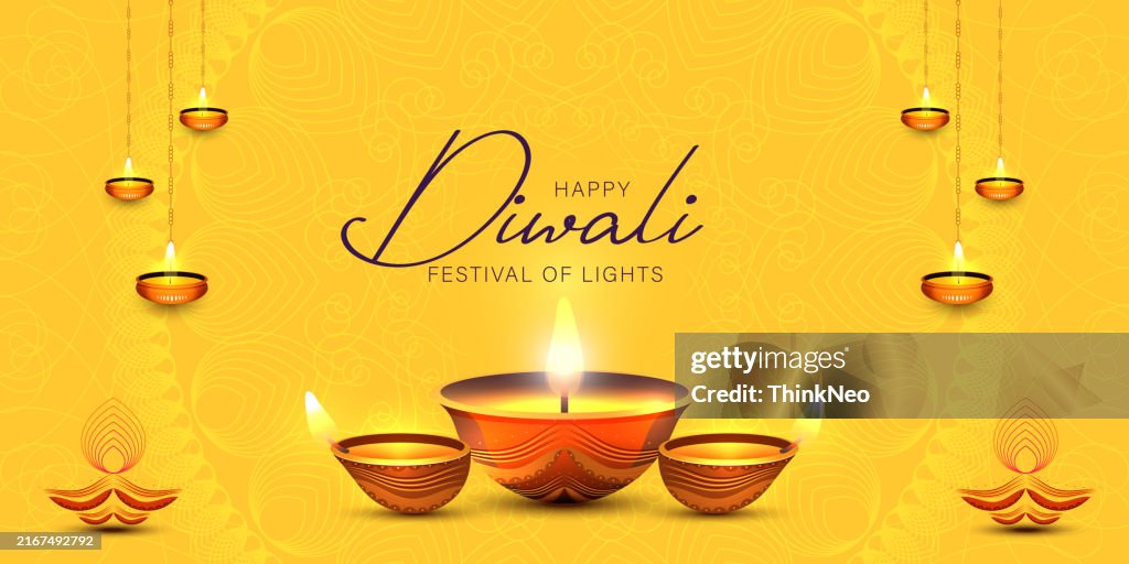 Beautiful Diwali Banner