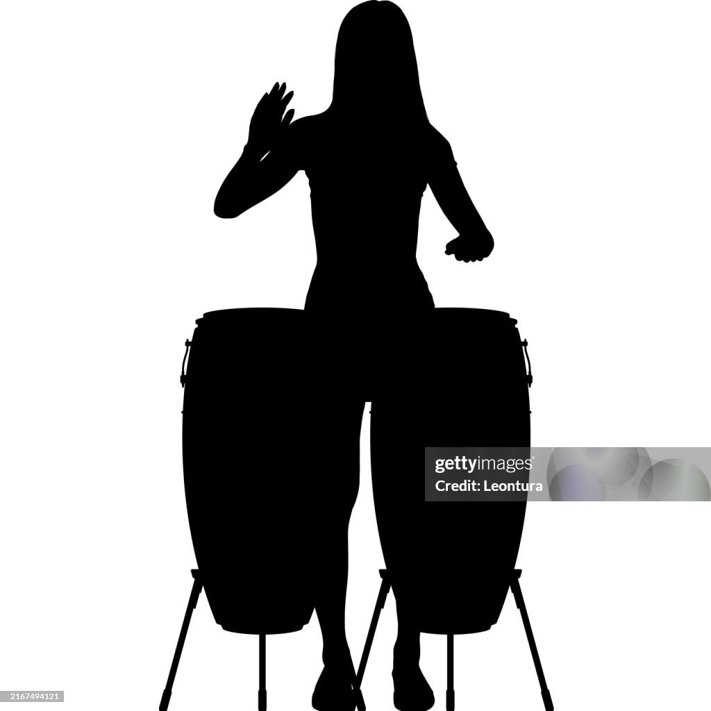 Woman With Congas
