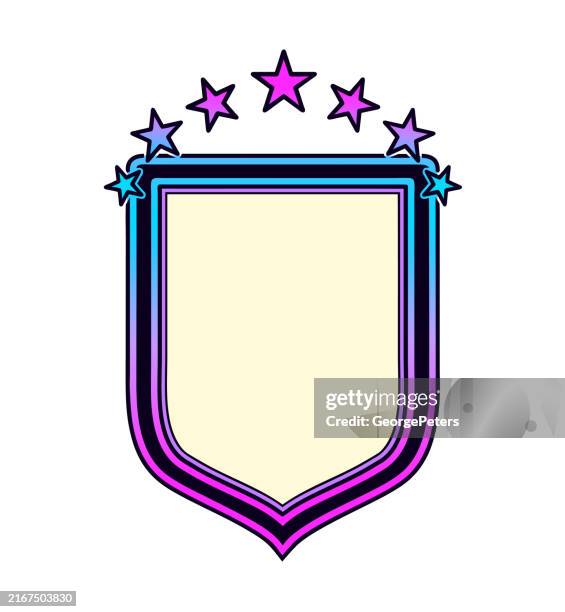Decorative Sports Shield Border Frame High-Res Vector Graphic - Getty ...