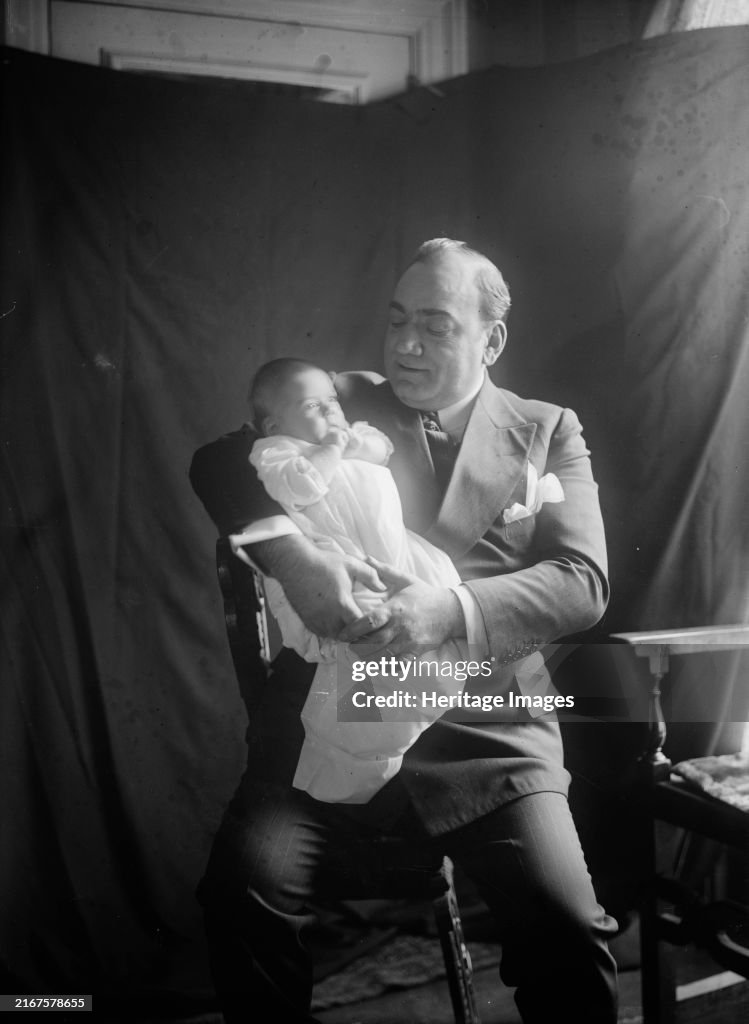 Enrico Caruso With His Daughter Gloria