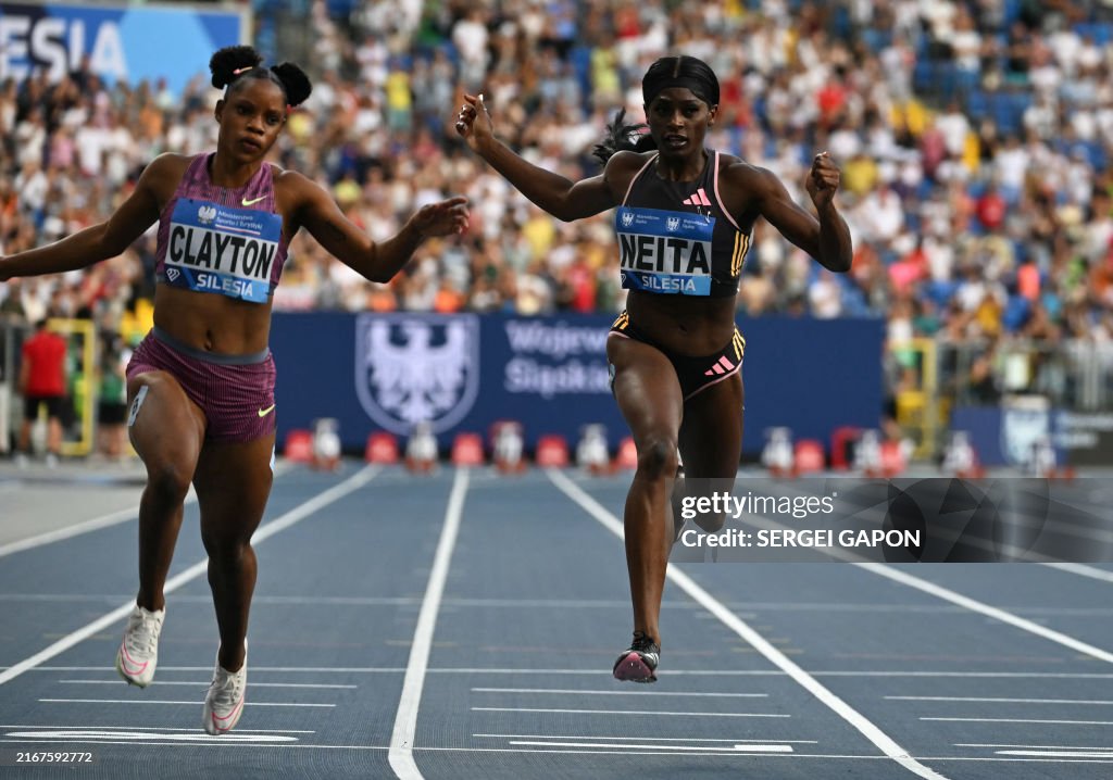 ATHLETICS-DIAMOND-POL-WOMEN-100M