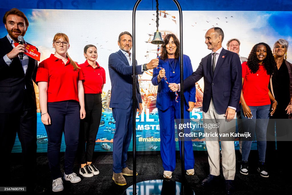 Prince Maurits At Kick-off Sail Amsterdam25