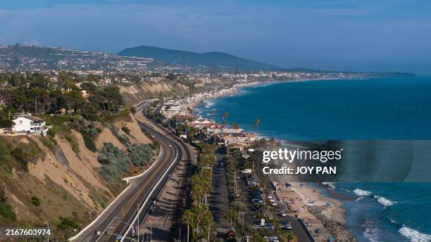 o litoral de dana point, ca - condado-de-orange-california - fotografias e filmes do acervo
