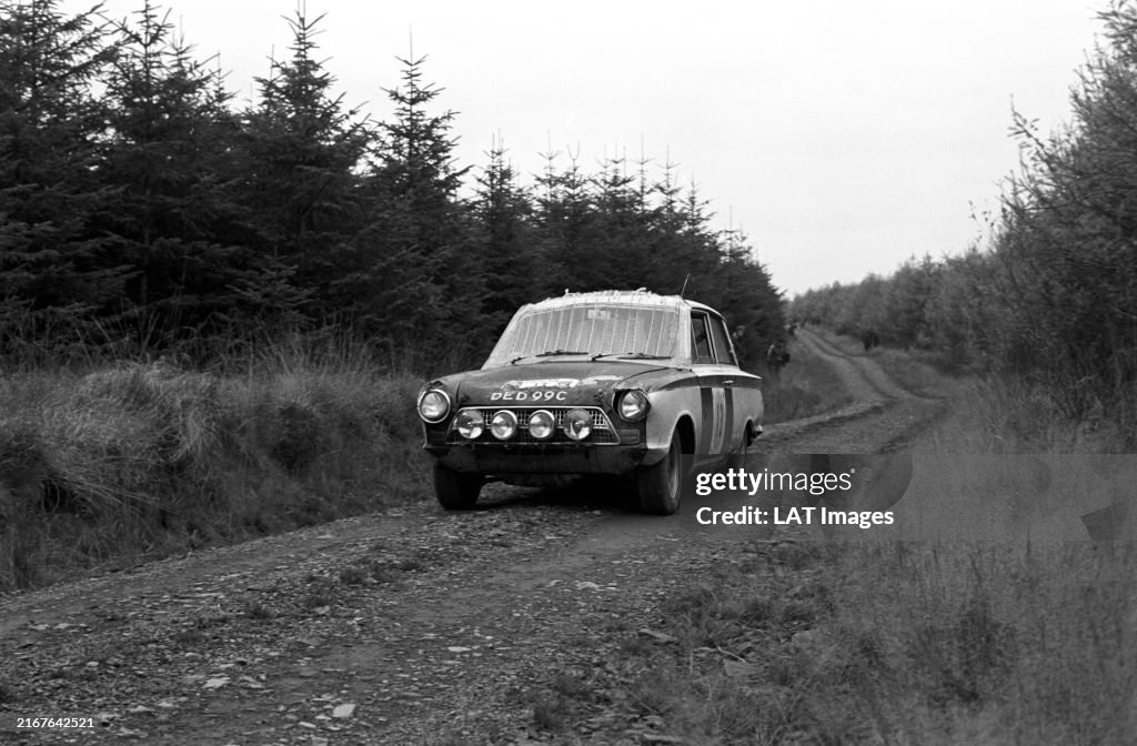 Ac Rally Ford Cortina MkI during the RAC Rally on November 15, 1968. News Photo ...